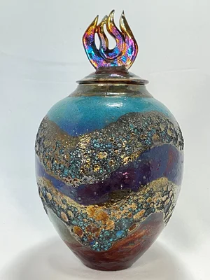 Raku Jewels of Atlantis Raku — Steve Sanders Raku